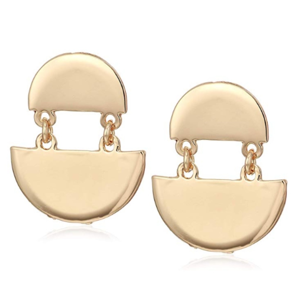 Women's Gold Tone Drop Earrings